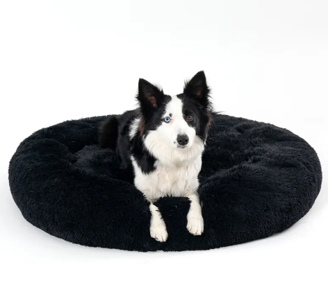 GreyMuzzle Calming Donut Cuddler — Anxiety-Relief Bed for Senior Dogs