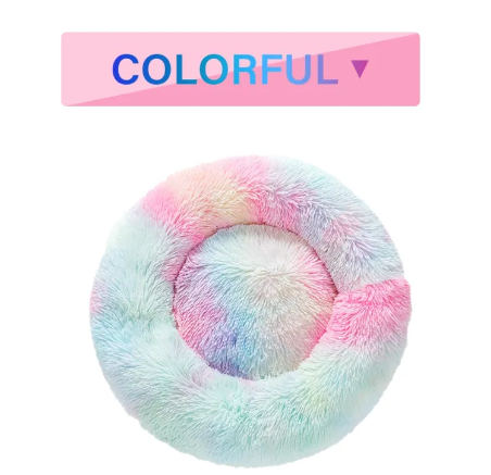 GreyMuzzle Calming Donut Cuddler — Anxiety-Relief Bed for Senior Dogs
