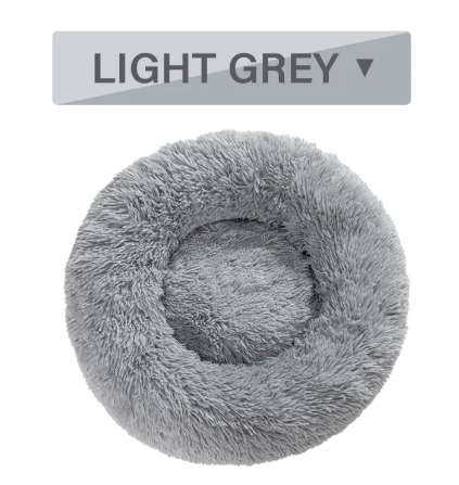 GreyMuzzle Calming Donut Cuddler — Anxiety-Relief Bed for Senior Dogs