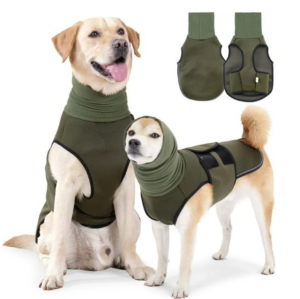 GreyMuzzle Comfort Vest — Pressure Wrap for Storm & Separation Anxiety