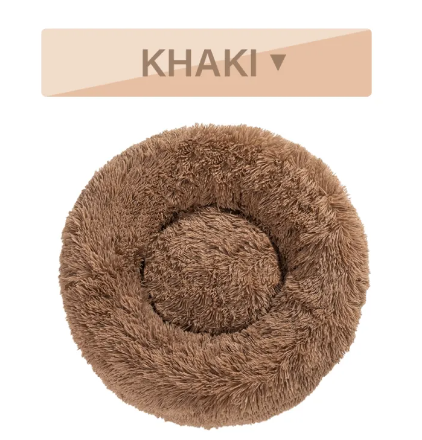 GreyMuzzle Calming Donut Cuddler — Anxiety-Relief Bed for Senior Dogs