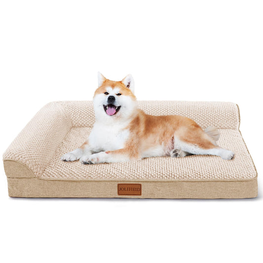 GreyMuzzle Orthopedic Sofa Bed — Egg-Crate Foam Support for Senior Dogs (30 in)