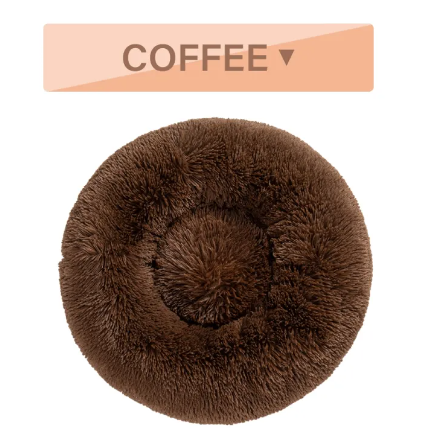 GreyMuzzle Calming Donut Cuddler — Anxiety-Relief Bed for Senior Dogs