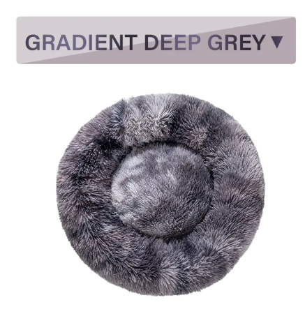GreyMuzzle Calming Donut Cuddler — Anxiety-Relief Bed for Senior Dogs